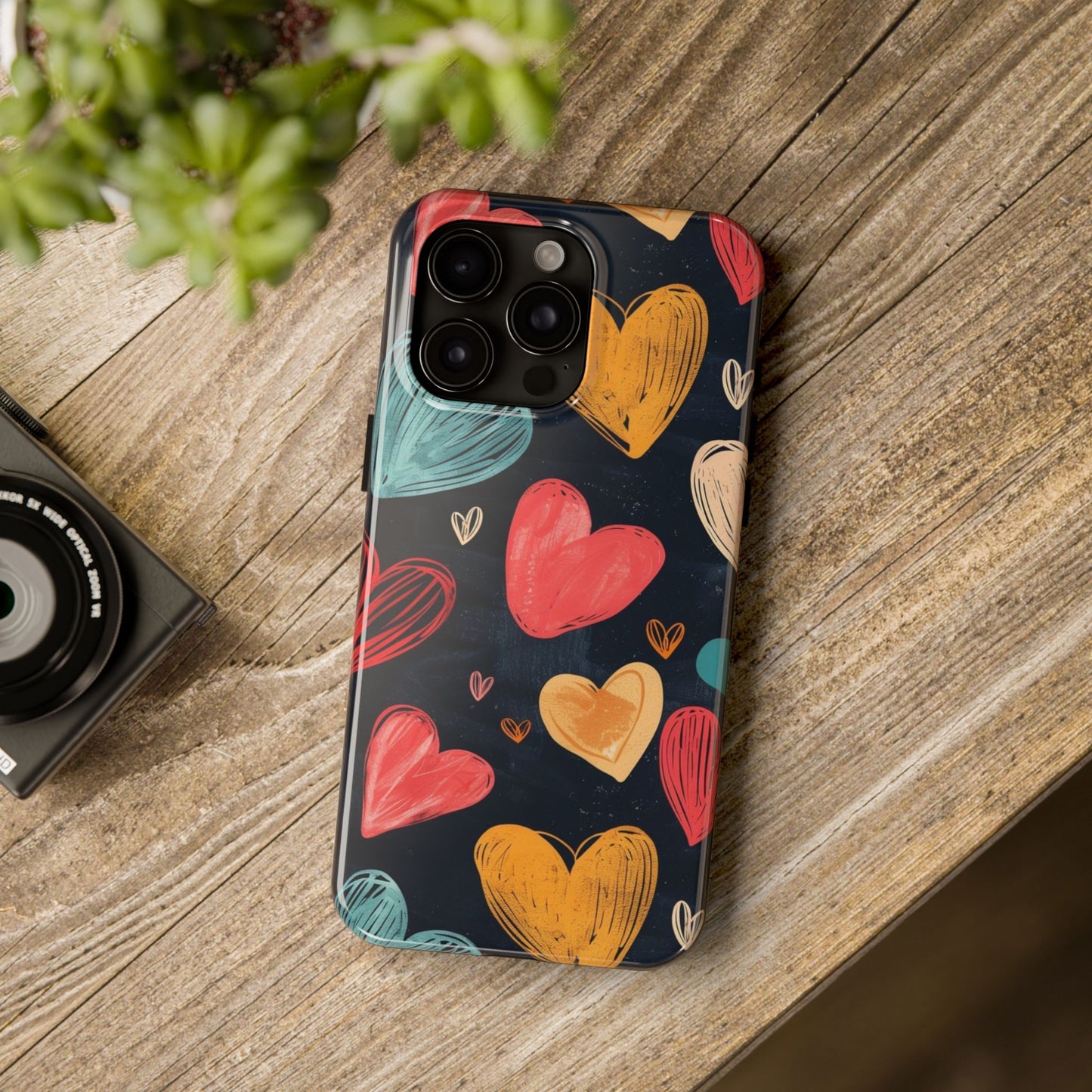 Husă de protecție, Magsafe, colorful hearts